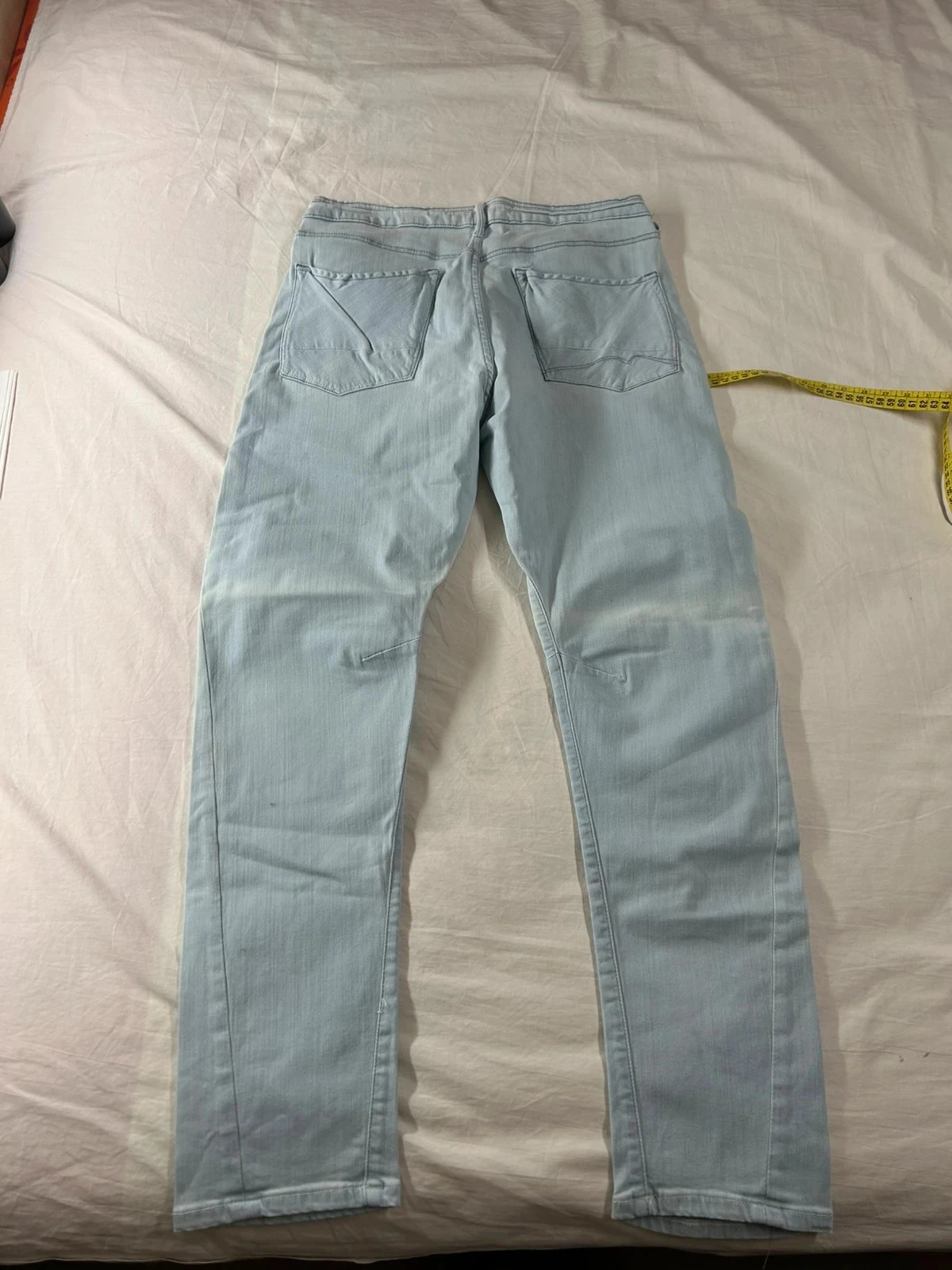 Jeans skinny azuis claros turquesa maison scotch amsterdams blauw w30 l32 – photo 14